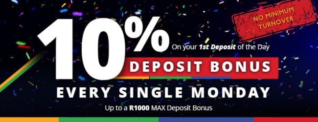 Monday 10% Deposit Bonus