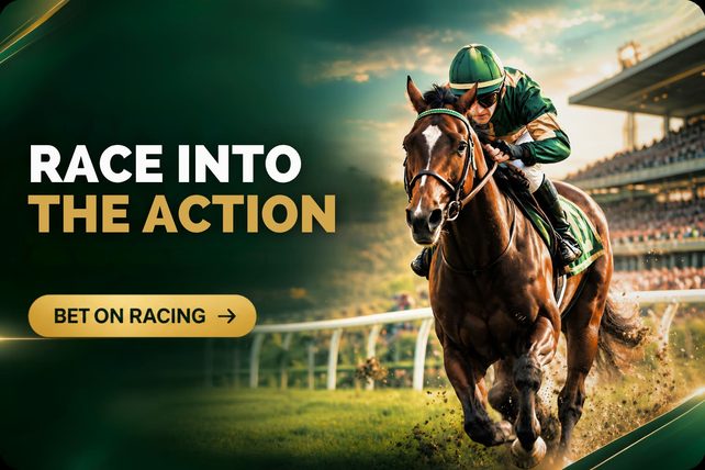 Race into the action. Bet on racing.