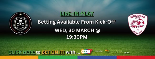  Orlando Pirates v Sekhukhune United