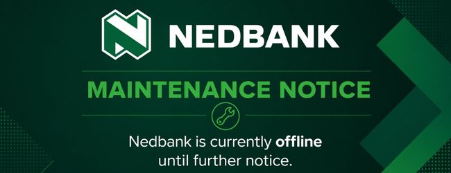 Nedbank Maintenance Notice